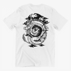 Silhouette Oriental Dragon Unisex T-shirt