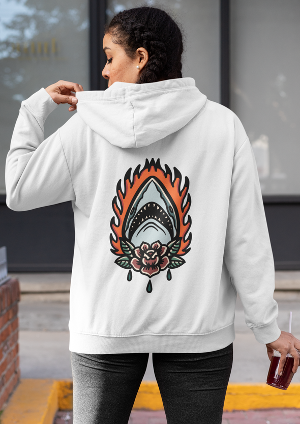 Shark Printed Unisex Hoodie