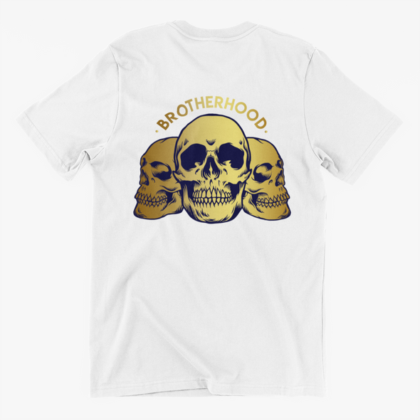 Brotherhood Gold Skull Unisex T-Shirt