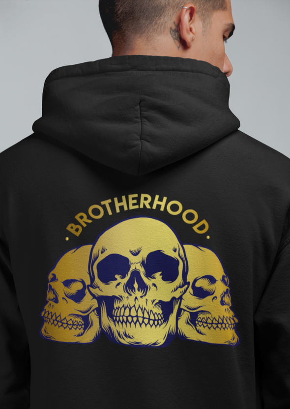 Brotherhood Gold Skull Unisex Hoodie