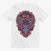 Unisex T-shirt King Owl Colorful Ornaments