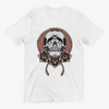 Unisex T-Shirt With Skull & Roses