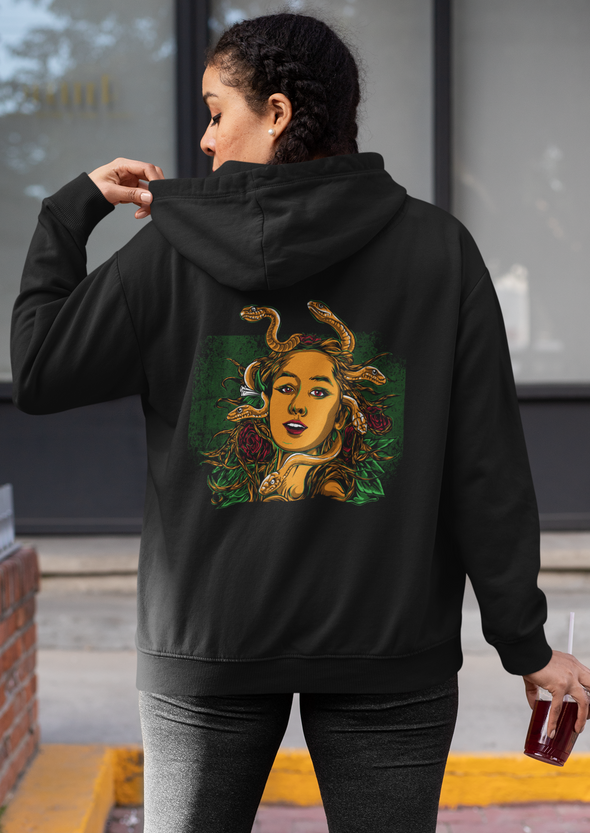 Unisex Medusa Printed Hoodie