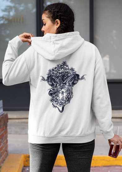 Unisex Dragon Printed Hoodie