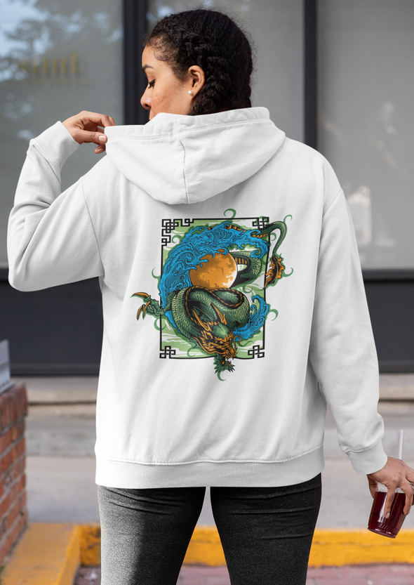 Snake Printed Unisex Hoodie