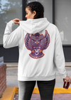 Unisex Owl Mystical with Skull Printed Hoodie