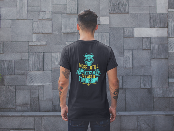 Skull Back Printed Unisex T-shirt