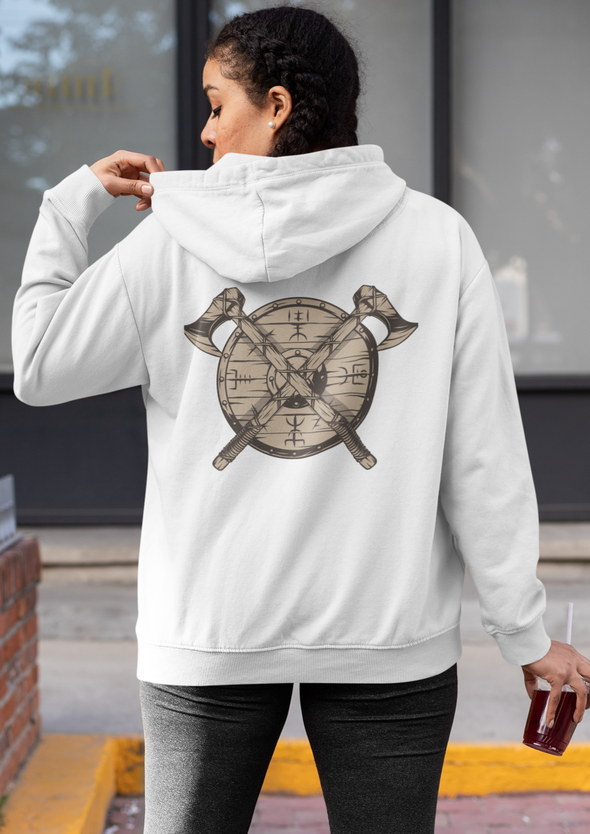 Unisex Axe Printed Hoodie
