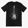 Unisex T-shirt With Guitar Print