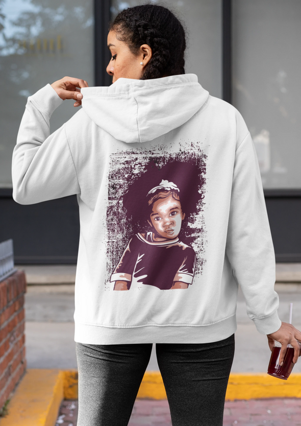 Frizzy Hair Unisex Printed Hoodie
