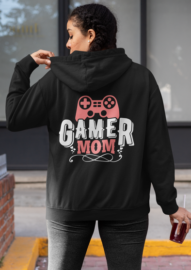 Gamer Mom Printed Hoodie