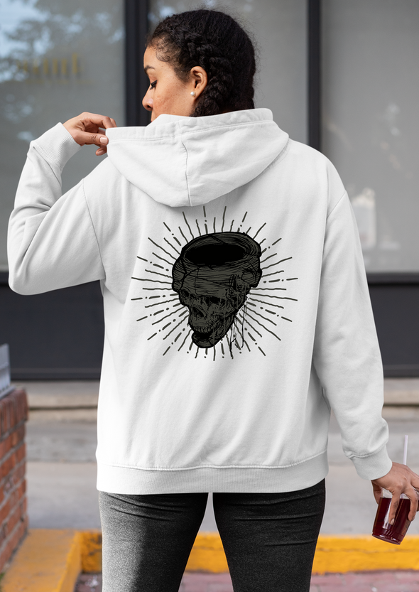 Skull Printed Hoodie