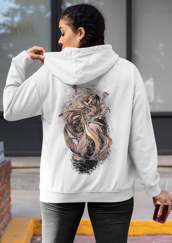 Unisex Mermaid Printed Hoodie