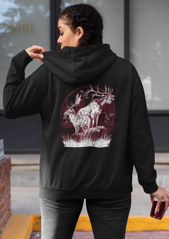 Unisex One Color Printed Hoodie