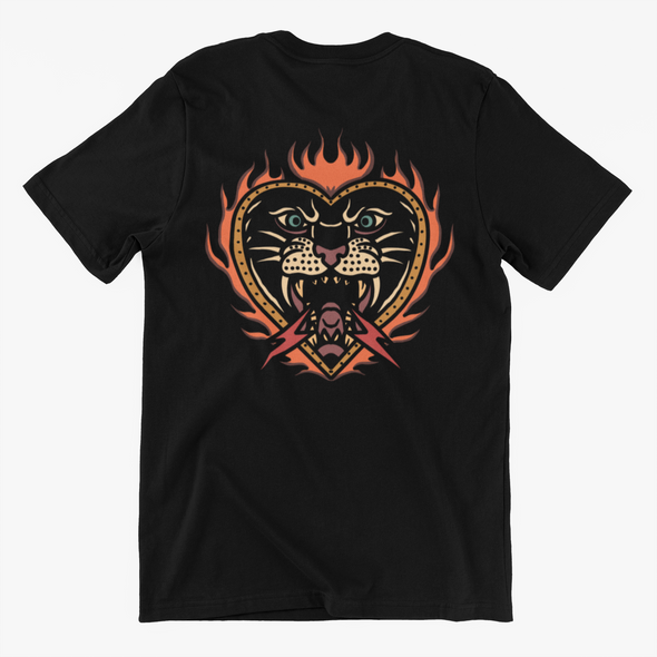 Burning Panther Unisex T-shirt