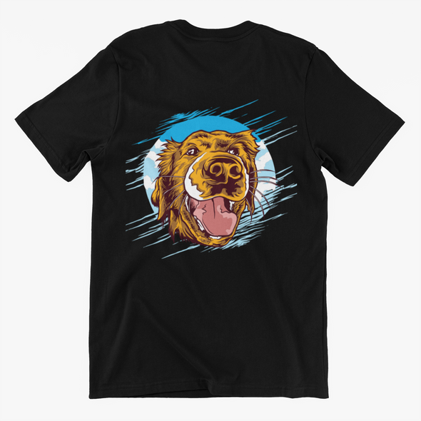 Happy Dog Printed Unisex T-shirt