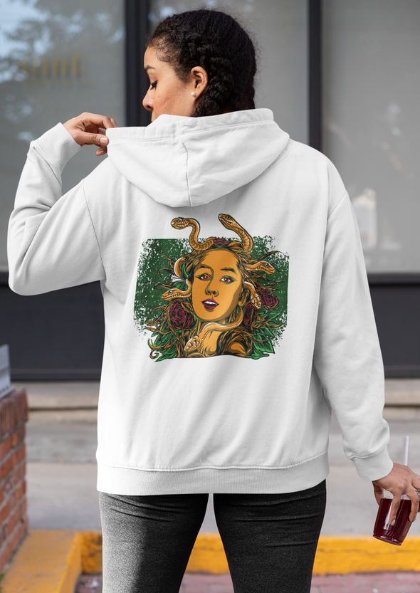 Unisex Medusa Printed Hoodie