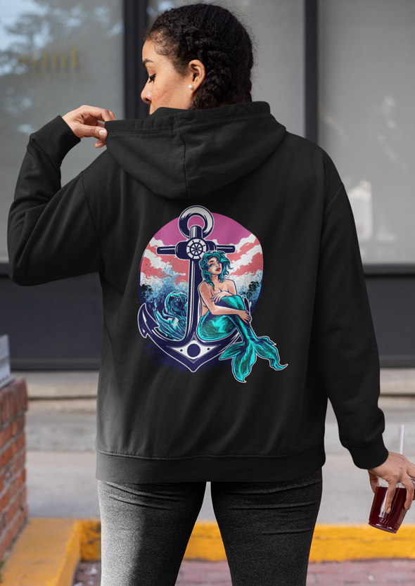 Mermaid Printed Unisex Hoodie