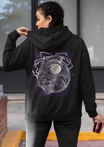 Unisex Astronaut Printed Hoodie