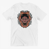 Flaming Oni Black & White Unisex T-Shirt