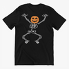 Unisex T-shirt With Funny Halloween Skeleton