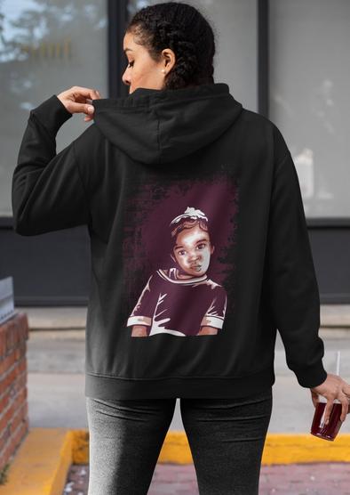 Frizzy Hair Unisex Printed Hoodie