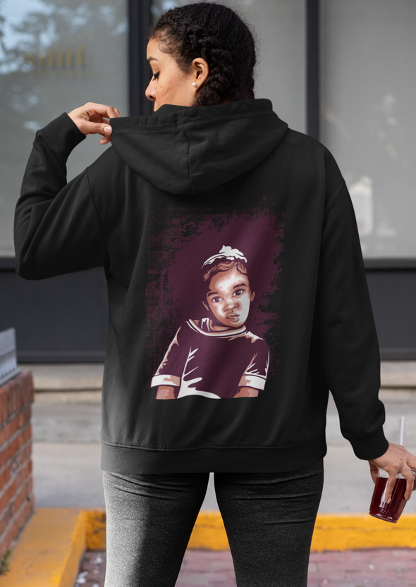 Frizzy Hair Unisex Printed Hoodie