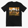 Unisex T-shirt With Hunting Print