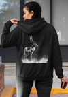 Deer Vintage Printed Unisex Hoodie