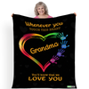 Personalized Blanket ™ For Nana/Grandma/Mom