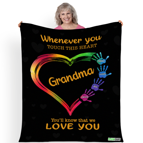 Personalized Blanket ™ For Nana/Grandma/Mom
