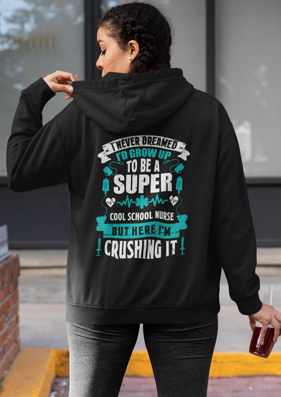 Nurse Typographic Unisex Printed Hoodie