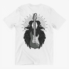Unisex T-shirt With Guitar Print
