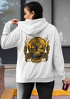 Unisex Skull Tattoo Printed Hoodie