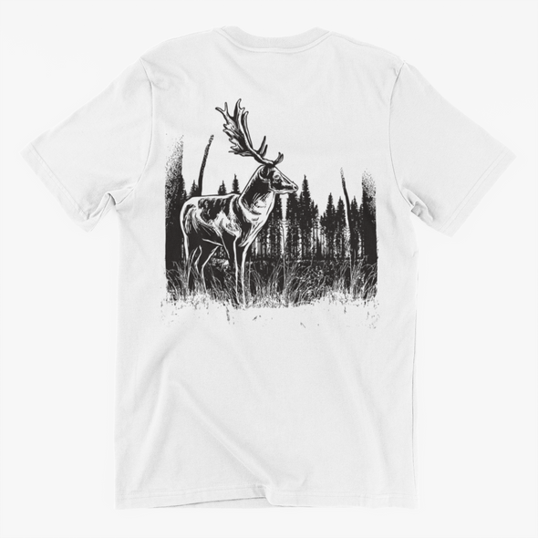Deer Vintage Printed Unisex T-shirt