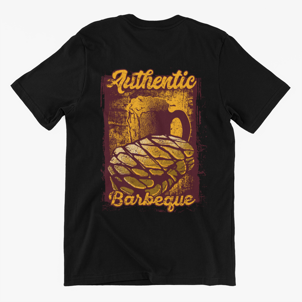 Authentic Barbeque Printed Unisex T-shirt