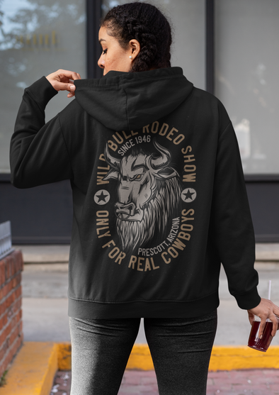 Bulls Head Unisex Printed Hoodie