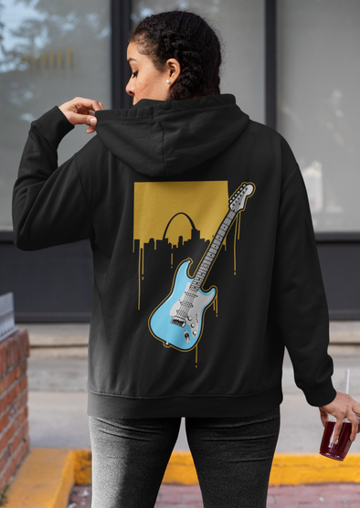 Guitar Printed Unisex Hoodie