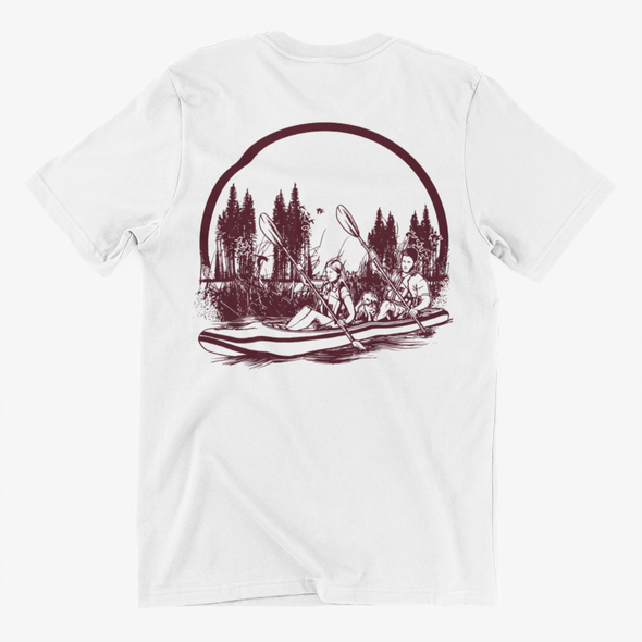 Boat And Dog Unisex T-shirt