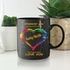 Personalized Whenever You Touch This Heart" Mug For Nana/Grandma/Mom
