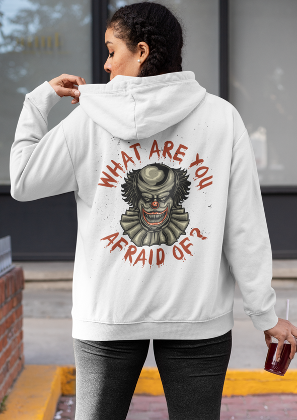 Unisex Scary Clown Printed Hoodie