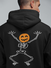 Funny Halloween Skeleton Printed Hoodie