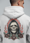 Unisex Burning Grim Printed Hoodie