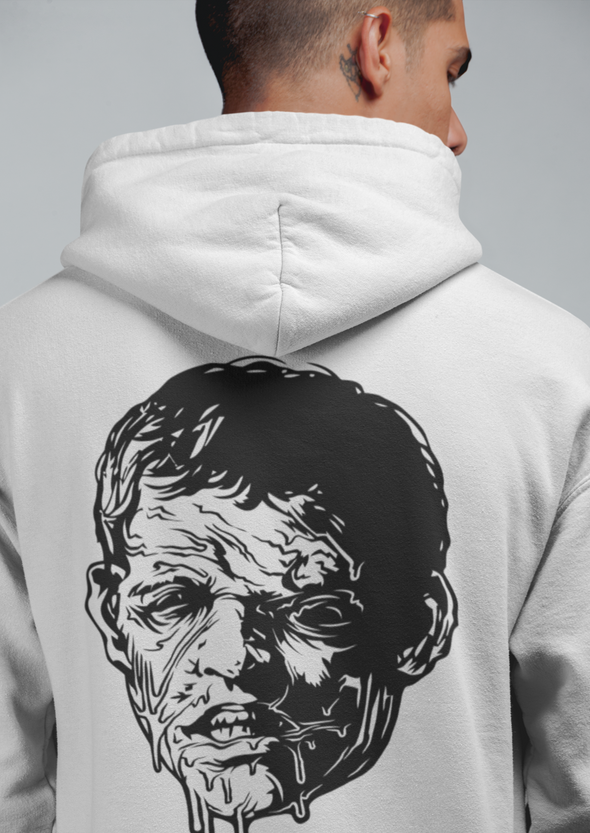 Unisex Zombie Heads Printed Hoodie