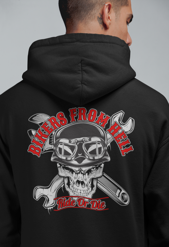 Bikers from Hell Printed Hoodie