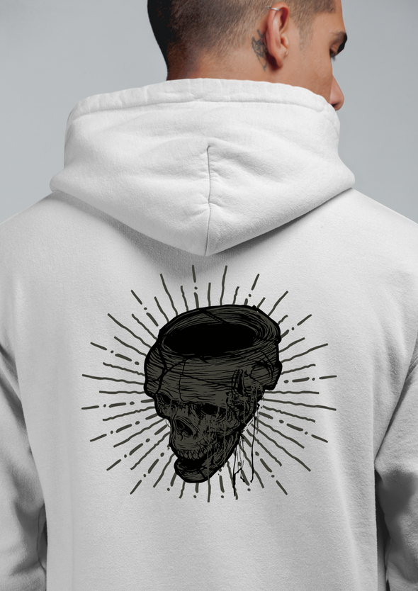Skull Printed Hoodie