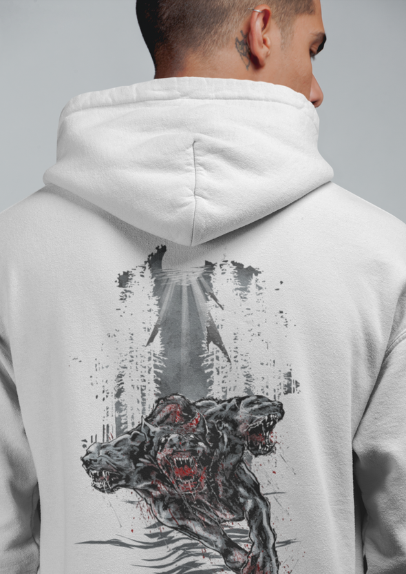 Unisex Cerberus Printed Hoodie