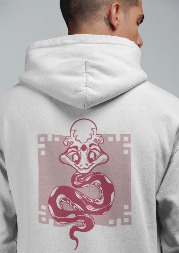 Unisex Snake Printed Hoodie