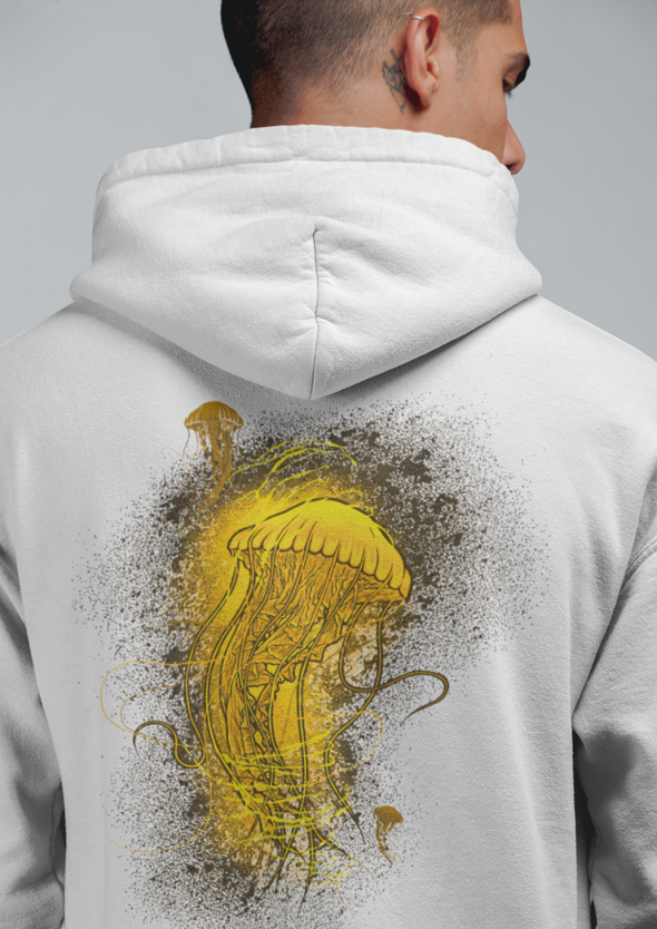 Unisex Jellyfish Printed Hoodie