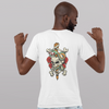 Unisex T-Shirt With Skull Snake Print